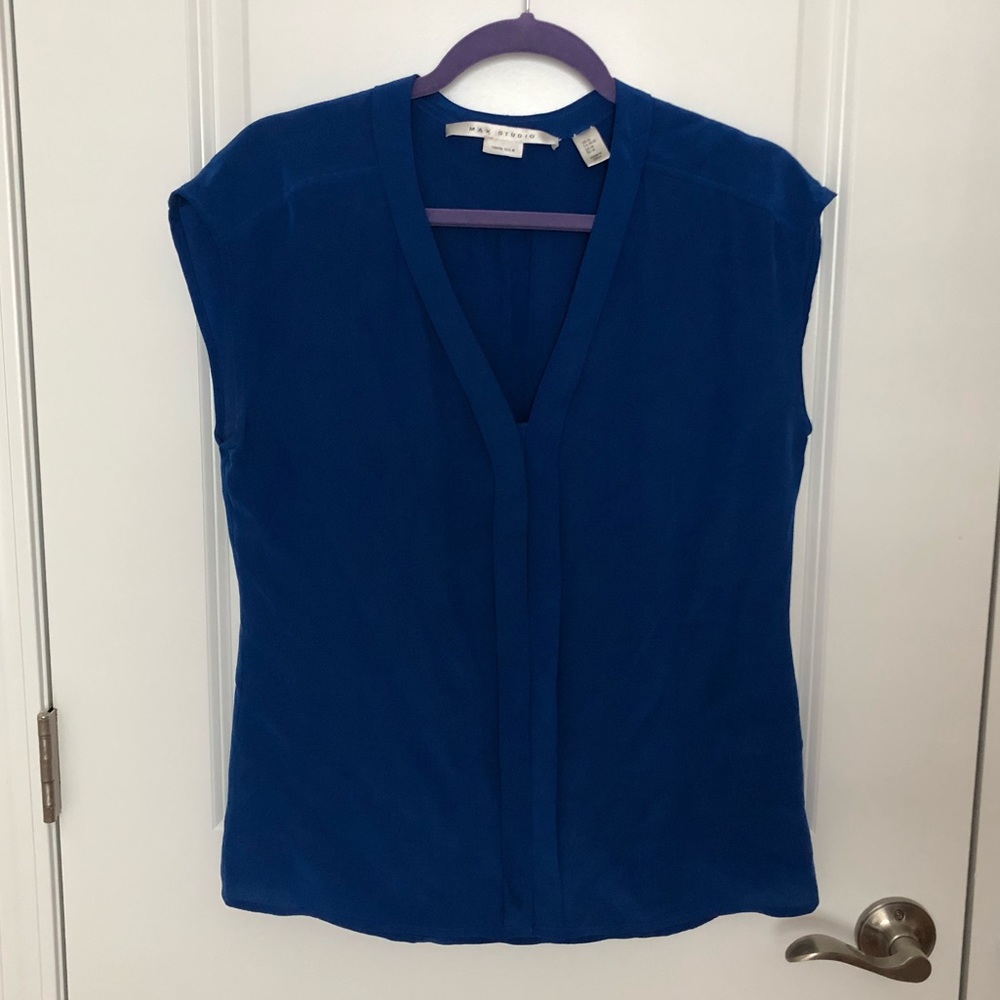 Max Studio 100% Silk Shirt